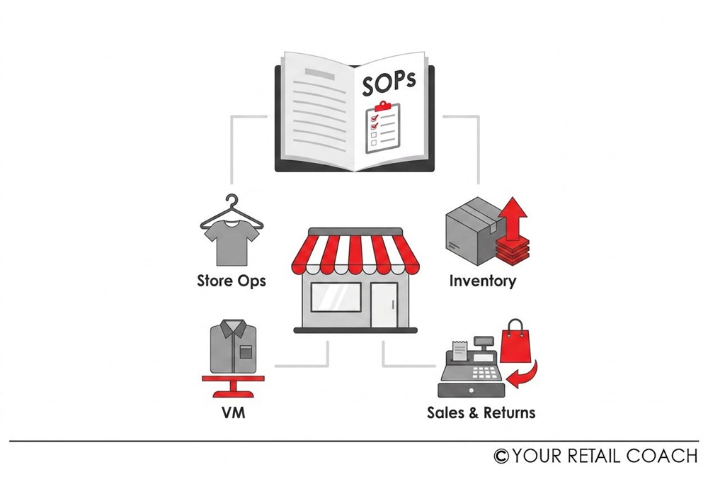 How to Write SOPs for an Apparel Brand (Store Ops, Inventory, VM, Sales and Returns)
