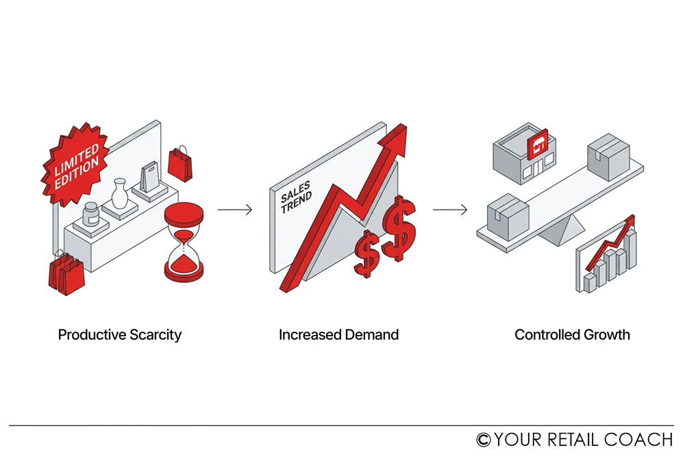 Leveraging Productive Scarcity in Retail