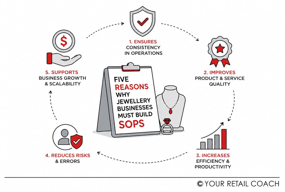 Five Reasons Why Jewellery Businesses Must Build SOPs