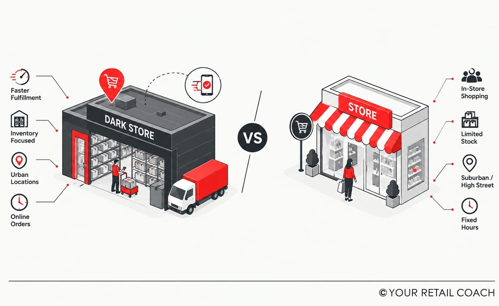 Dark Store vs Traditional Store
